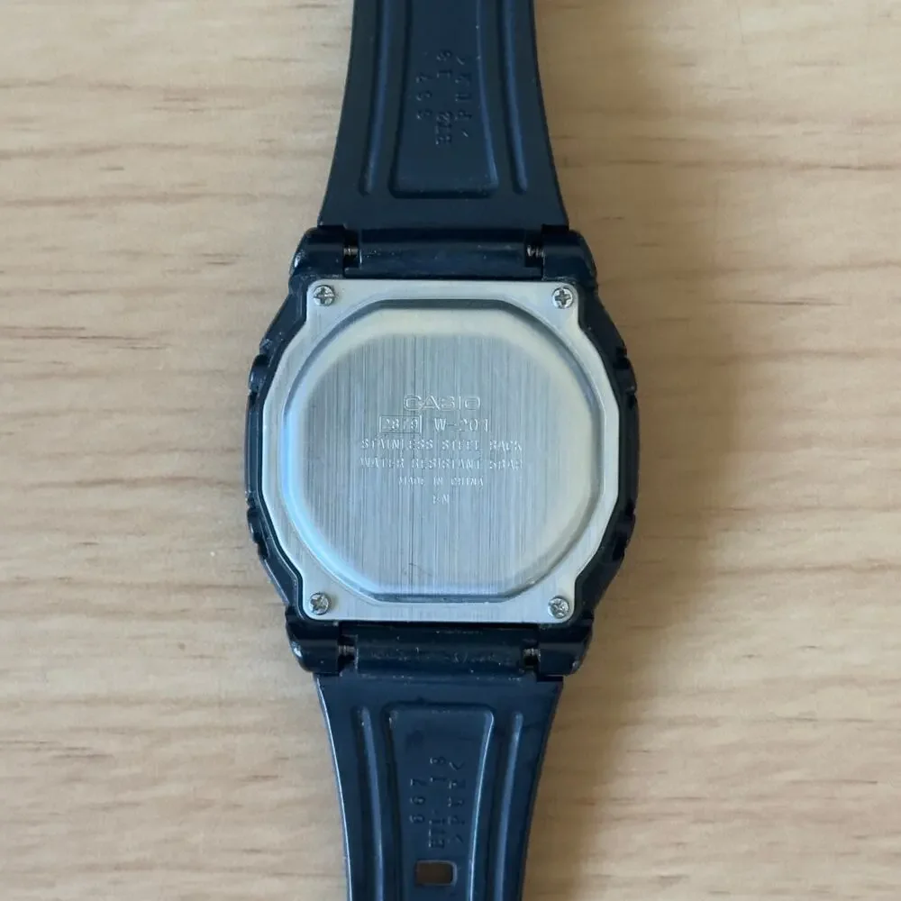 Casio W-201 Illuminator Digital Alarm Watch